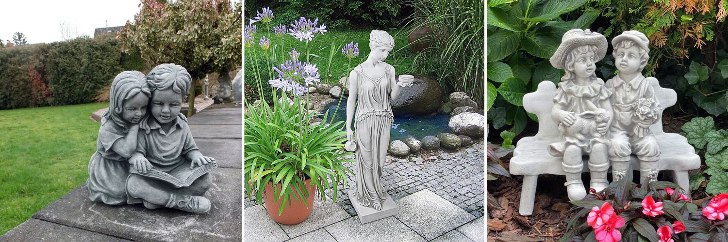 Statue in resina per interni ed esterni